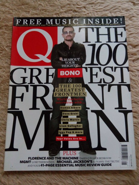 Q brit zenei magazin 2010. mjusi szma elad (Bono)!