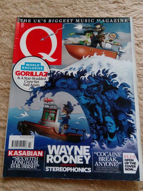 Q brit zenei magazin 2010. mrciusi szma elad (Gorillaz)!