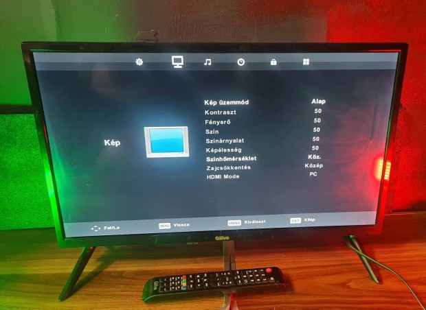 Qilive 24col LED HD TV/ Monitor tvirnytval, 1 hnap garancia