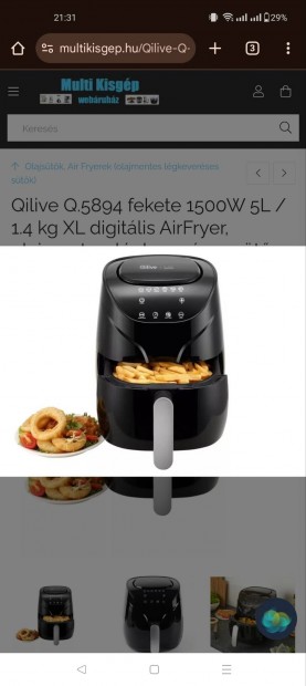 Qilive air fryer elad