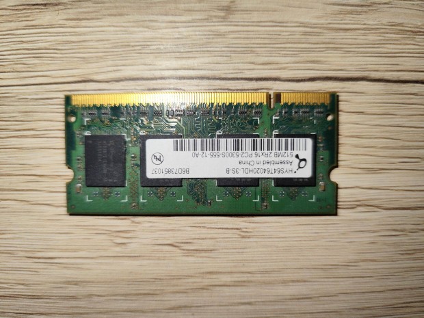 Qimonda 512MB DDR2 PC2-5300 Sodimm Hys64T64020HDL-3S-B-3 RAM