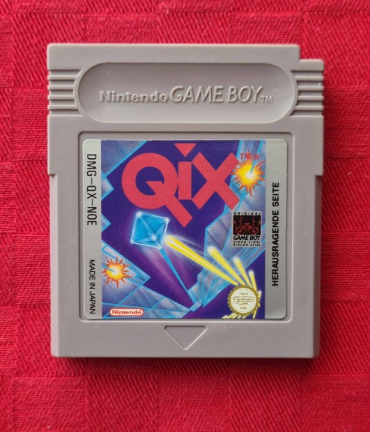Qix (Nintendo Game Boy) color advance gameboy Angol