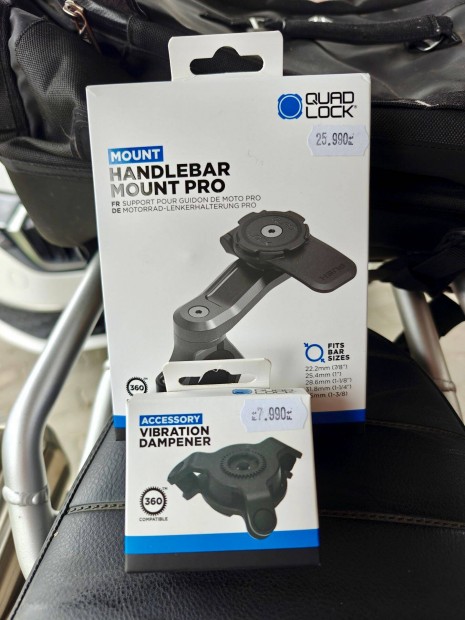 Quadlock telefontart�+rezg�scsillap�t� adapter