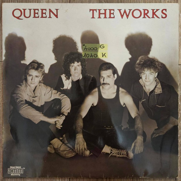 Queen The Works bakelit lemez, hanglemez LP (1040)