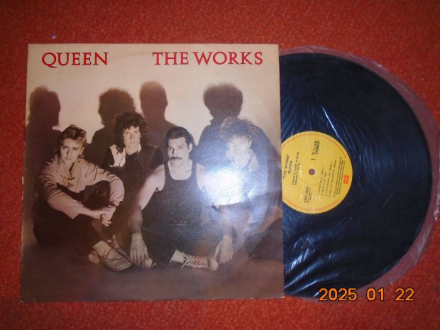 Queen - The Works bakelit lemez