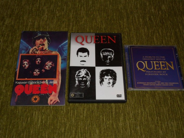 Queen knyv - DVD - CD egyben