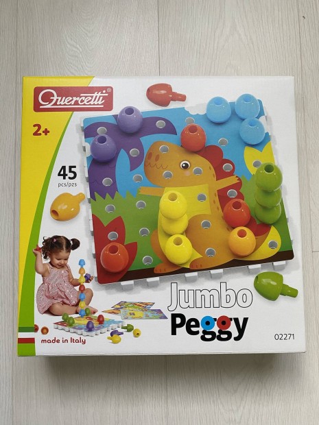 Quercetti Jumbo Ptyi 2 az 1-ben 45 db-os