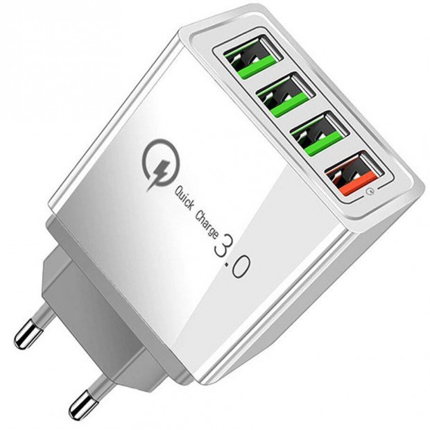 Quick Charge 3.0 4Xusb Gyorstlt Adapter