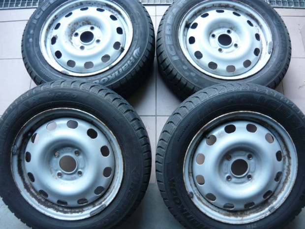 R15/195/60 4 Téli kerék:Hankook Icebear W440 Ford Mondeo I-II.93-2000
