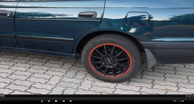 R15 5x100 alufelni elad Ronal R54 Black RED felni 6,5" 68mm furat