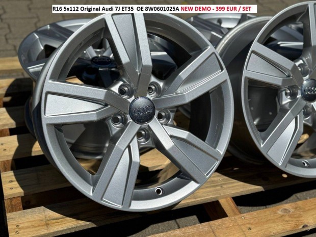 R16 5x112 Original Audi 7J ET35 A4 A6 új demo alufelnik felnik