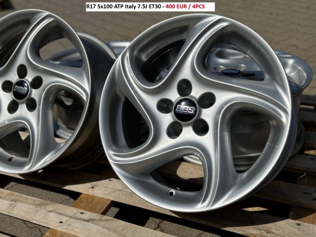 R17 5x100 ATP Italy 7.5J ET30 alufelnik felnik alufelni felni