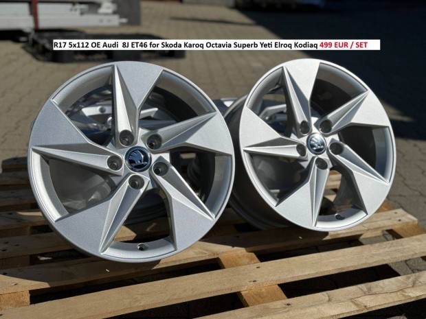 R17 5x112 OE Audi for Skoda Karoq Octavia Superb Yeti Elroq alufelnik