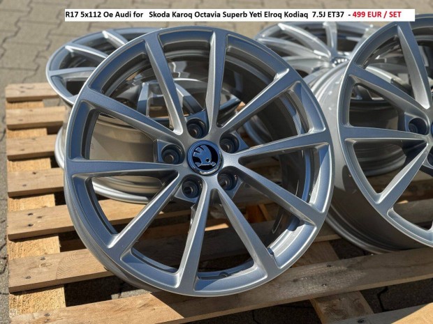 R17 5x112 Oe Audi for Skoda Karoq Octavia Superb Yeti Elroq Kodiaq