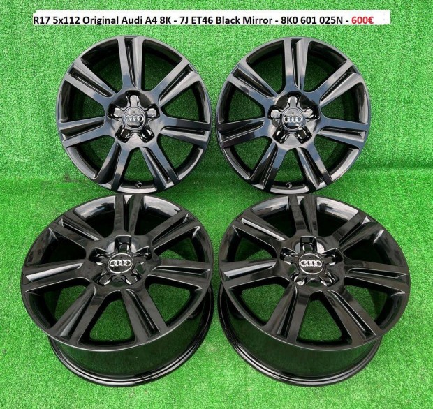 R17 5x112 Original Audi A4 8K - 7J ET46 7x17 17" eredeti alufelnik