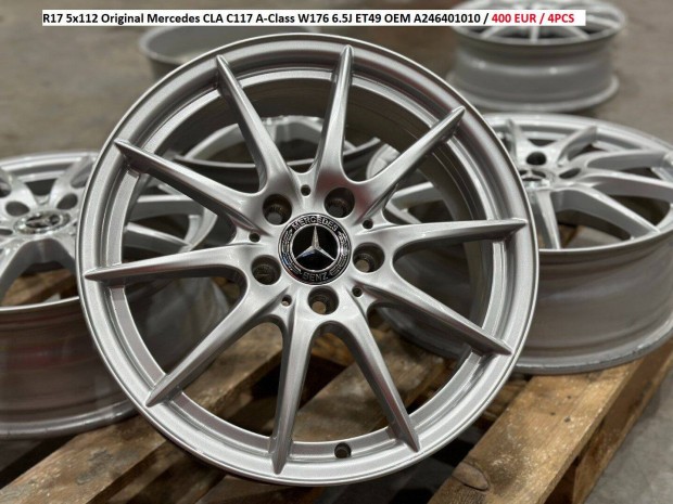 R17 5x112 Original Mercedes CLA C117 A-Class W176 gyri alufelnik 17"