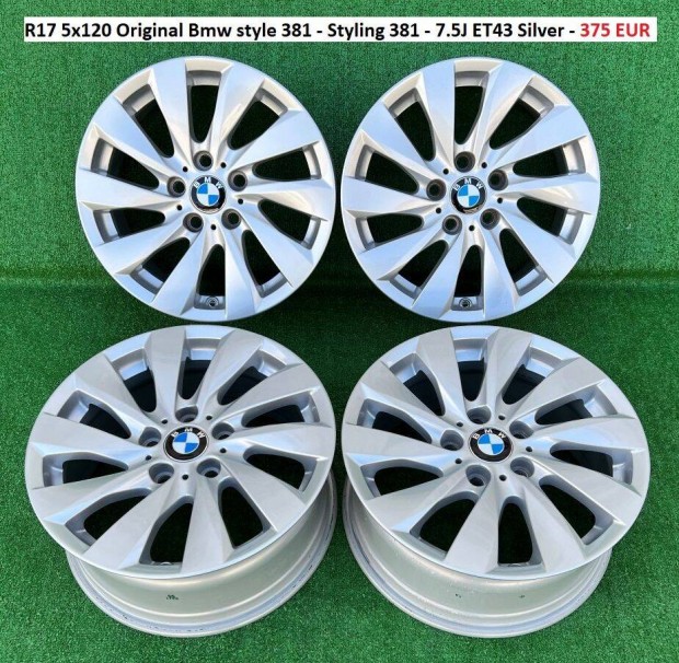 R17 5x120 Original Bmw style 381 - Styling 381 felnik alufelnik 17" 17