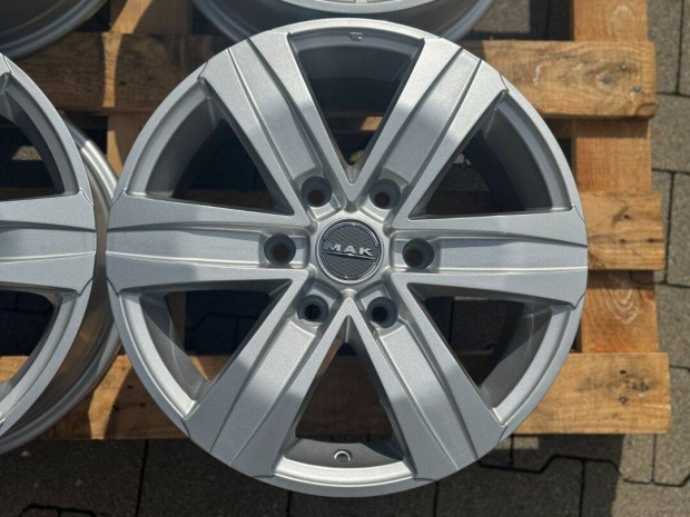 R17 6x139,7 (93,1) MAK Stone6 W Siler 7.5J ET55 új alufelnik felnik