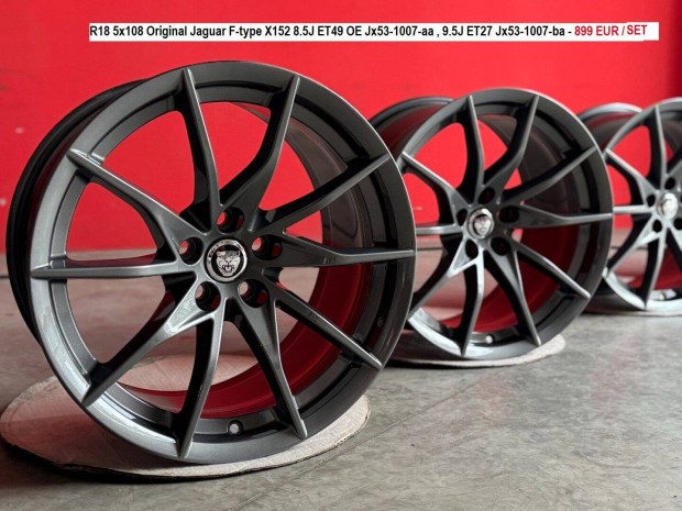R18 5x108 Original Jaguar F-type X152 kétszéles gyári alufelnik 18"