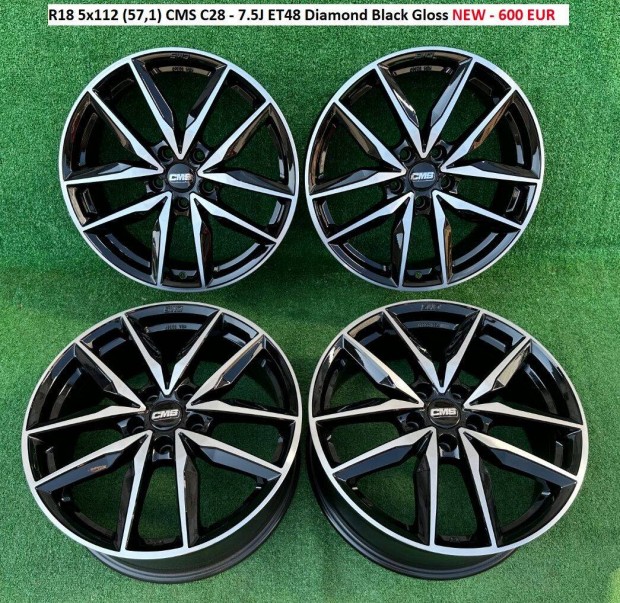 R18 5x112 (57,1) CMS C28 - 7.5J ET48 j Volkswagen skoda audi felnik