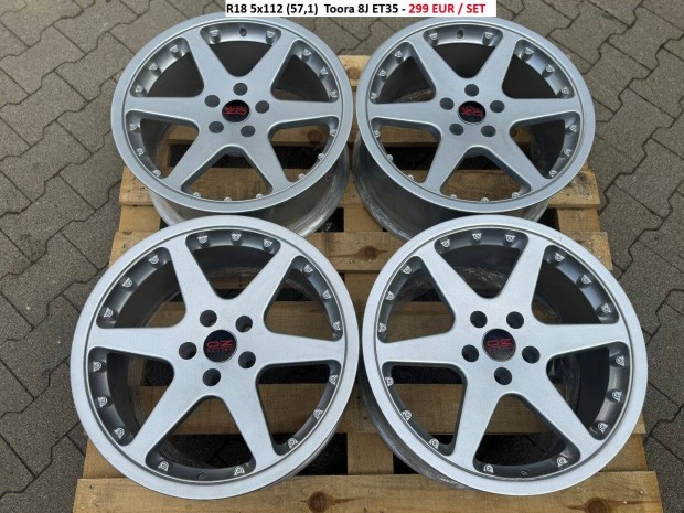 R18 5x112 (57,1) Toora 8J ET35 felni alufelni alufelnik felnik 8x18