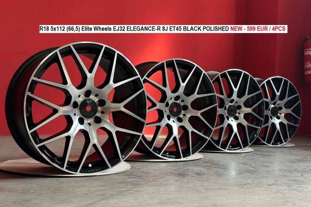 R18 5x112 (66,5) Elite Wheels EJ32 Elegance-R 8J ET45 új felnik 18" 18