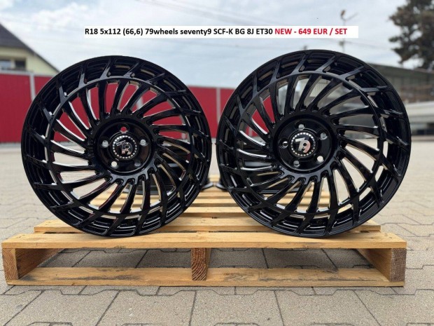R18 5x112 (66,6) 79wheels seventy9 SCF-K BG 8J ET30 j felnik alufelni