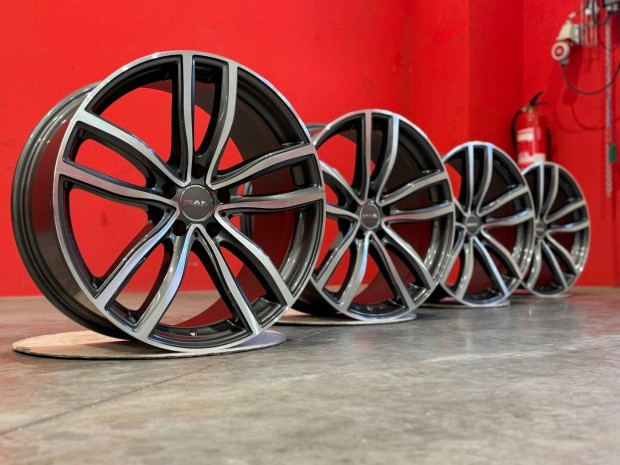 R18 5x112 (66.6) MAK Fahr Gun MET-Mirror FACE 8J ET30 új felnik 19"