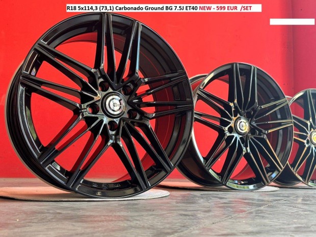 R18 5x114,3 (73,1) Carbonado Ground BG 7.5J ET40 új felni alufelni