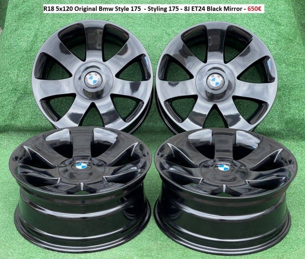 R18 5x120 Original Bmw Style 175 (Styling 175) 8J ET24 gyári alufelnik