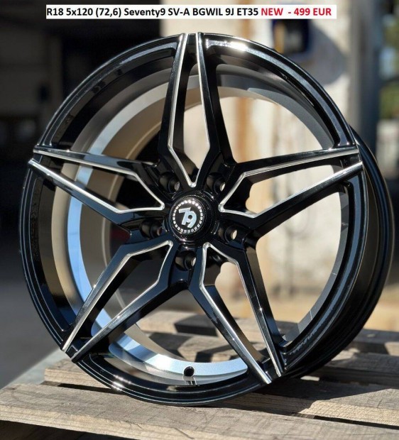 R18 5x120 (72,6) Seventy9 SV-A Bgwil 9J ET35 j alufelnik BMW 18"
