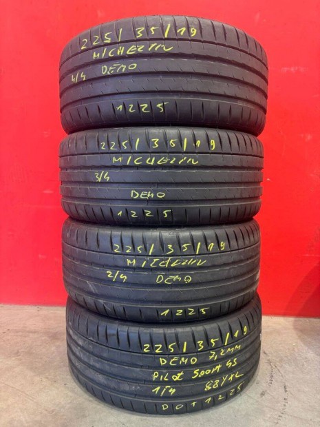 R19 225/35 Michelin Pilot Sport PS4 S XL 88Y demo nyárigumik 2025