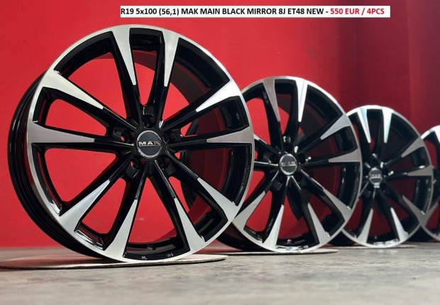 R19 5x100 (56,1) MAK Main Akciós Alufelnik Subaru / 19" 19col