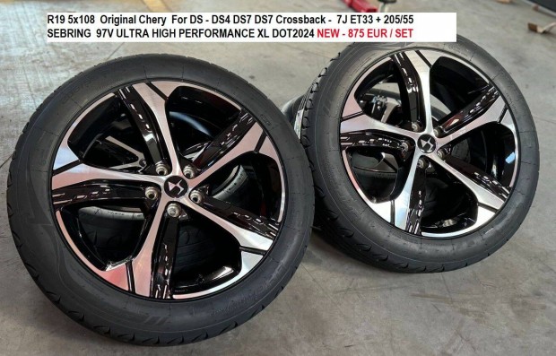 R19 5x108 Oe Chery For DS - DS4 DS7 DS7 Crossback + j nyrigumik