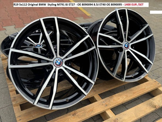 R19 5x112 Original BMW Styling M791 kétszéles gyári alufelnik felnik