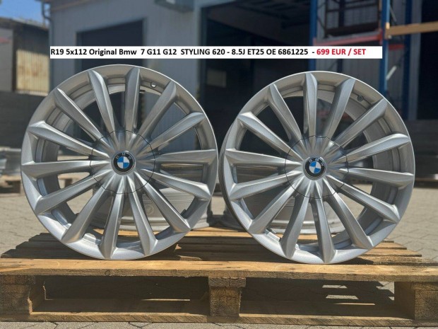 R19 5x112 Original Bmw 7 G11 G12 Styling 620 gyri alufelnik felnik