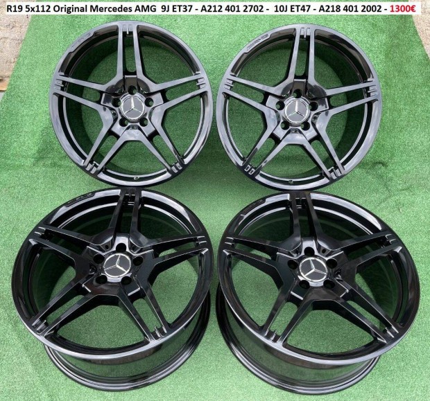 R19 5x112 Original Mercedes AMG E class Ktszles gyri felnik A212