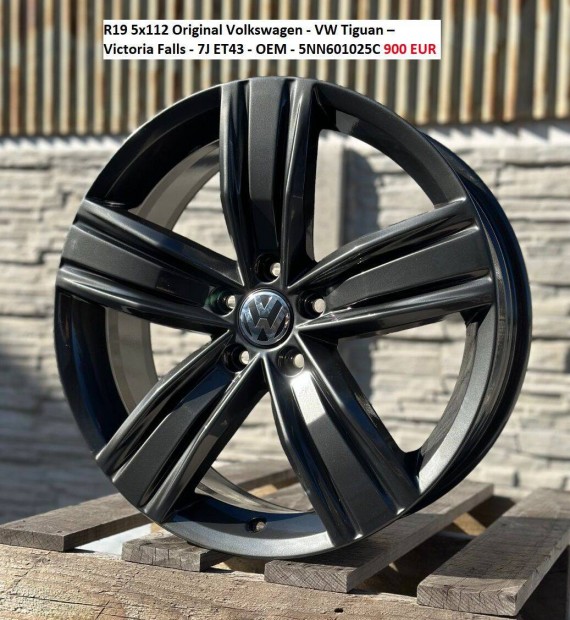 R19 5x112 Original Volkswagen - VW Tiguan Victoria Falls - 7J ET43 -