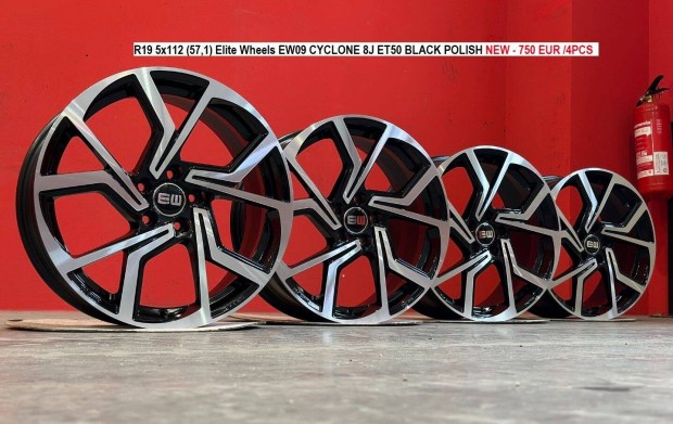 R19 5x112 (57,1) Elite Wheels EW09 Cyclone 8J ET50 Volkswagen alufelni