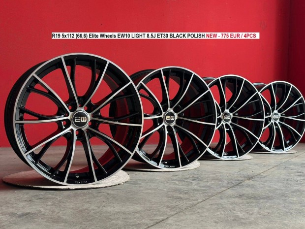 R19 5x112 (66,6) Elite Wheels EW10 Light 8.5J ET30 új bmw alufelnik 19