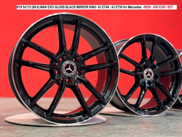 R19 5x112 (66.6) MAK Evo Gloss ktszles j alufelnik - Mercedes 19"