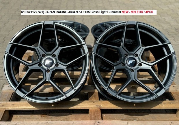 R19 5x112 (74,1) Japan Racing JR34 9.5J ET35 j alufelnik felnik 19"