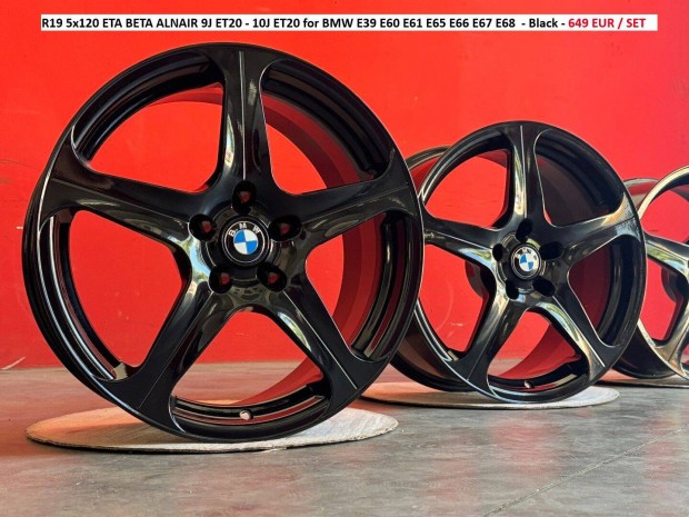 R19 5x120 ETA Beta Alnair BMW E39 E60 E61 E65 E66 E67 E68 ktszles