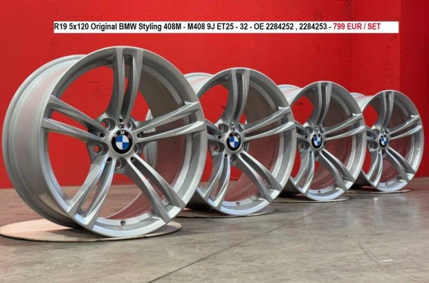 R19 5x120 Original BMW Styling 408M - M408 9J ET25 / 32 gyri felnik