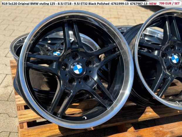 R19 5x120 Original BMW styling 125 - 8.5J ET18 - 9.5J ET32 ktszles