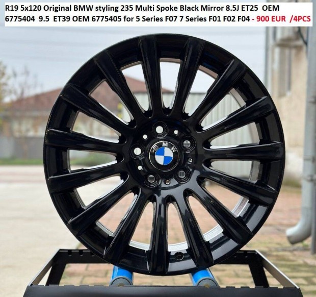 R19 5x120 Original BMW styling 235 gyri alufelni szett, alufelnik 19"