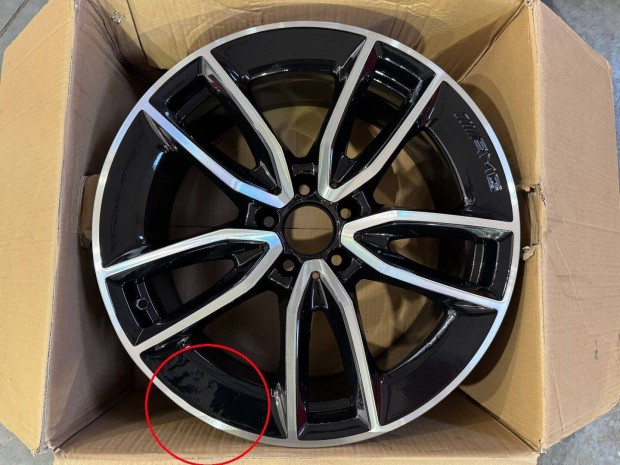 R19 Original Mercedes 8.5J ET55,2 A118 401 0400 A1184010400 1db felni