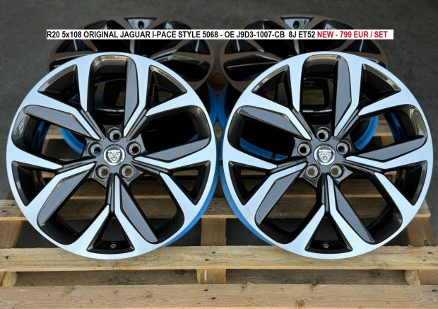 R20 5x108 Original Jaguar I-PACE Style 5068 8J ET52 gyri j felnik