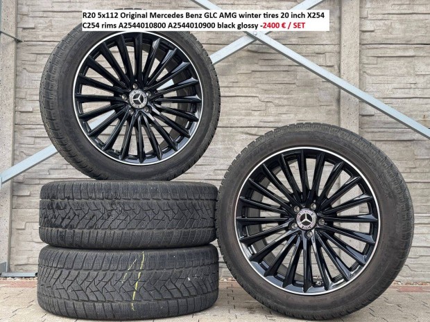 R20 5x112 Original Mercedes Benz GLC AMG X254 C254 alufelnik felnik