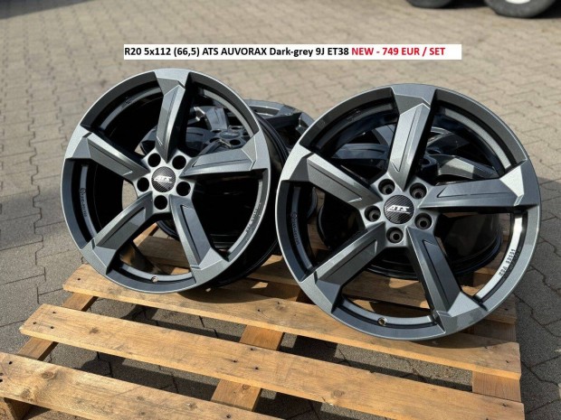 R20 5x112 (66,5) ATS Auvorax Dark-grey 9J ET38 j alufelnik felnik 20"